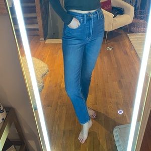 Madewell Perfect Vintage slim jean - light medium wash, size 27 tall